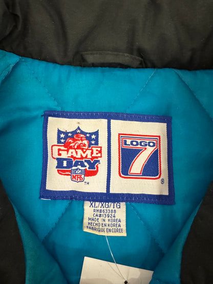 90s Carolina Panthers Logo 7 Puffer Jacket (XL)