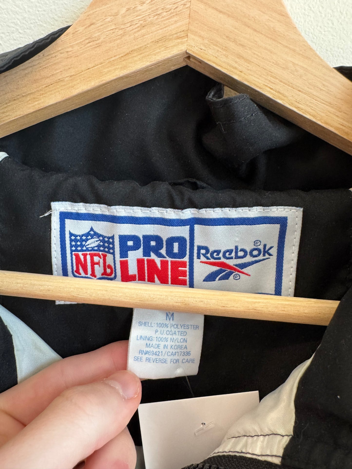 90s Carolina Panthers Reebok Pro Line Windbreaker (M)
