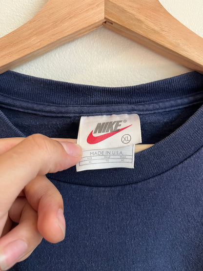 1997 Nike Town Navy Embroidered Tee (XL)