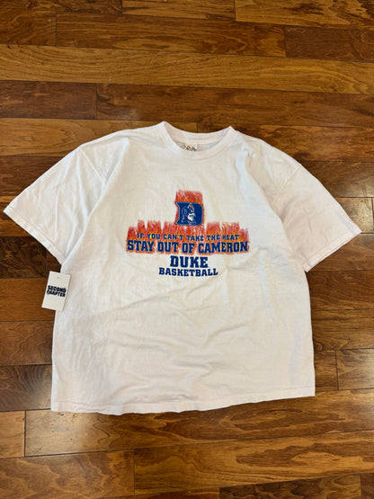 00s Duke Blue Devils Take The Heat Basketball Tee (XXL)