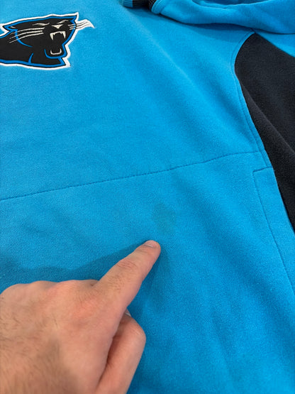 00s Carolina Panthers Two Tone NFL Reebok Hoodie (L)