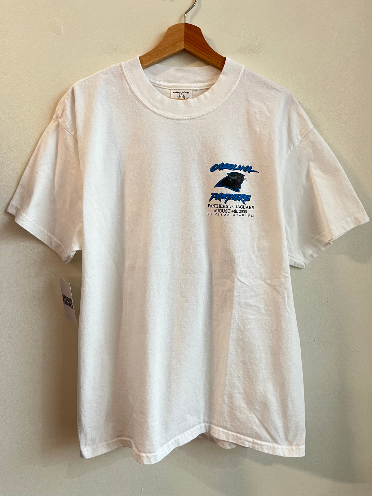 2000 Carolina Panthers vs Jaguars “The Winning Line-Up” Tee (XXL)