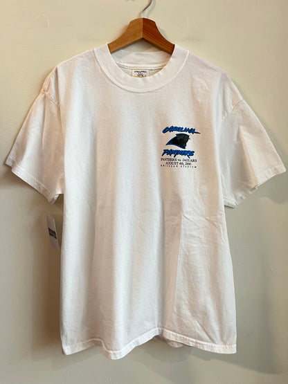 2000 Carolina Panthers vs Jaguars “The Winning Line-Up” Tee (XXL)