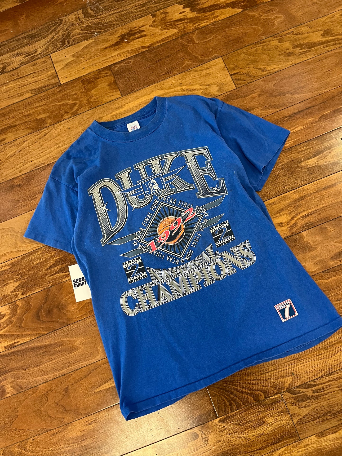 1992 Duke University Final Four Logo 7 Tee (L)