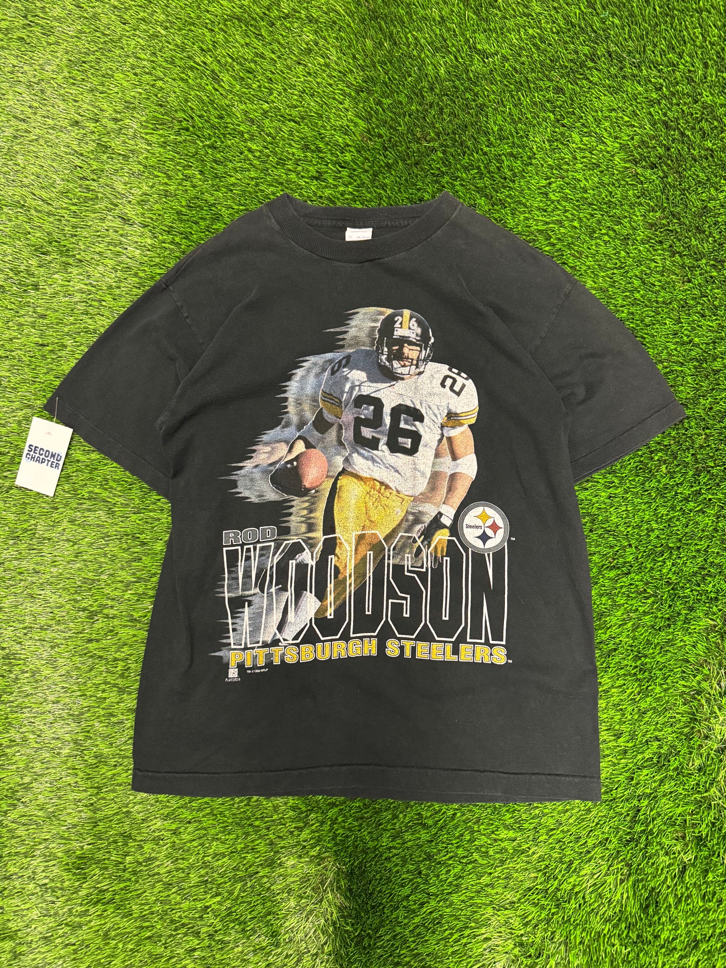 1995 Pittsburgh Steelers Rod Woodson Salem Tee (L)