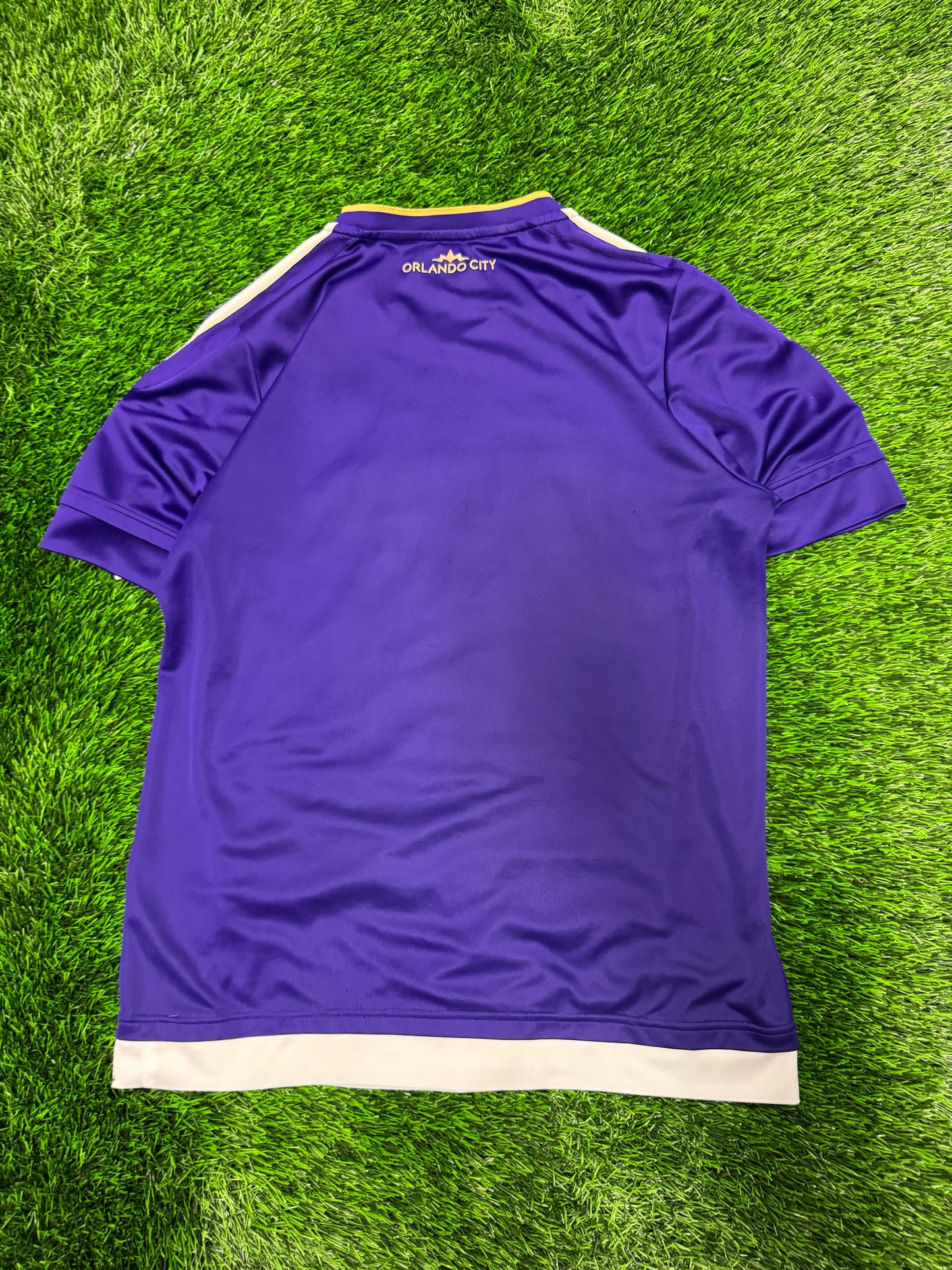 Orlando City SC Adidas Purple Home MLS Soccer Jersey 2015-16  Kit (L)