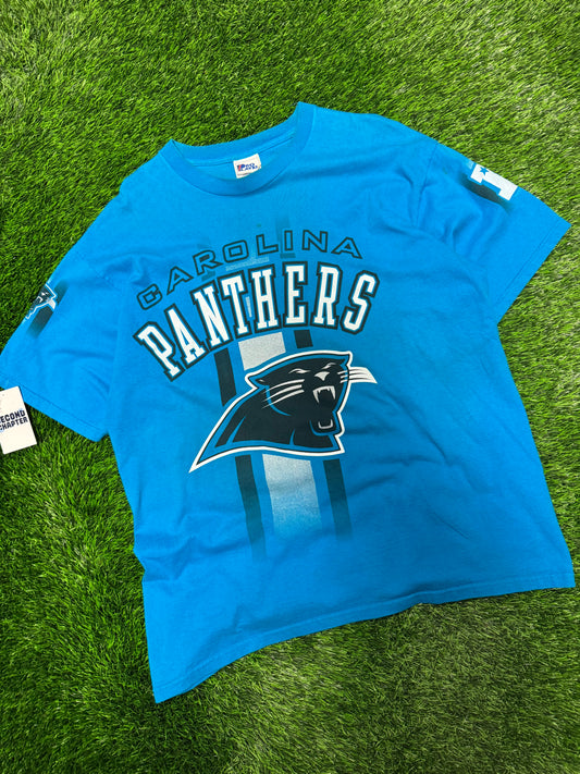90s Carolina Panthers Pro Player Front/Back Vintage Tee (XL)