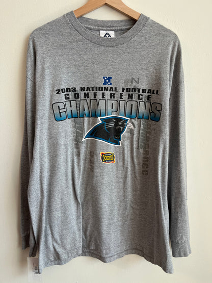 2003 Carolina Panthers Conference Champions Long Sleeve Shirt (XL)