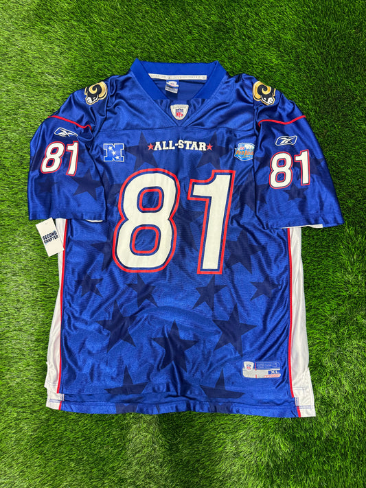 2004 St Louis Rams Pro Bowl Torry Holt #81 Reebok Jersey (XL)