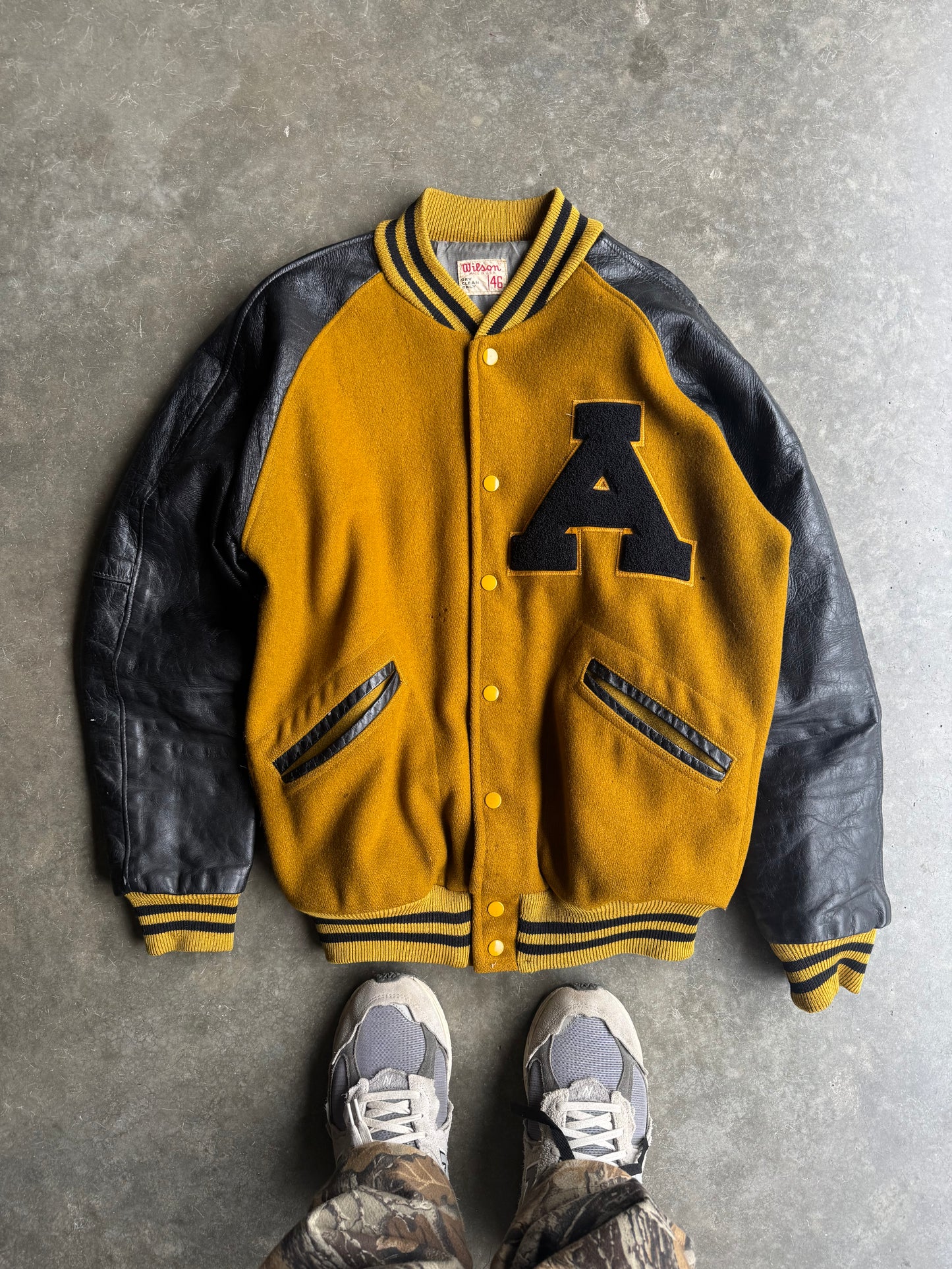 1950s Appalachian State Wilson Letterman True Vintage App State Varsity Jacket (M)