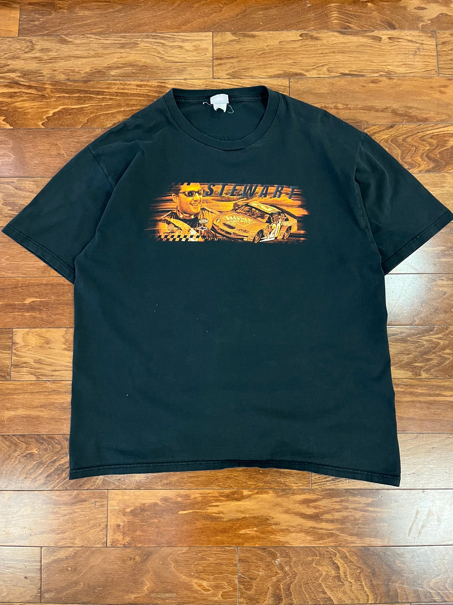 2004 Tony Stewart Nascar Black Tee (XL)