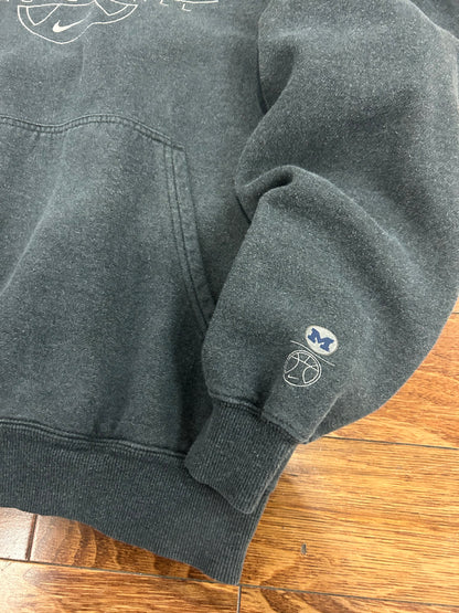00s Michigan University Nike Basketball Hoodie (L)