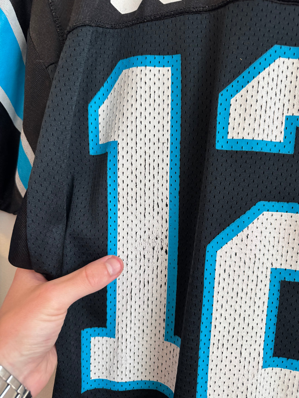 90s Carolina Panthers Kerry Collins Wilson Jersey (M)