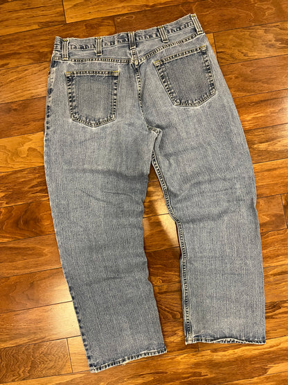 00s Route 66 Baggy Blue Jeans (35 x 29)