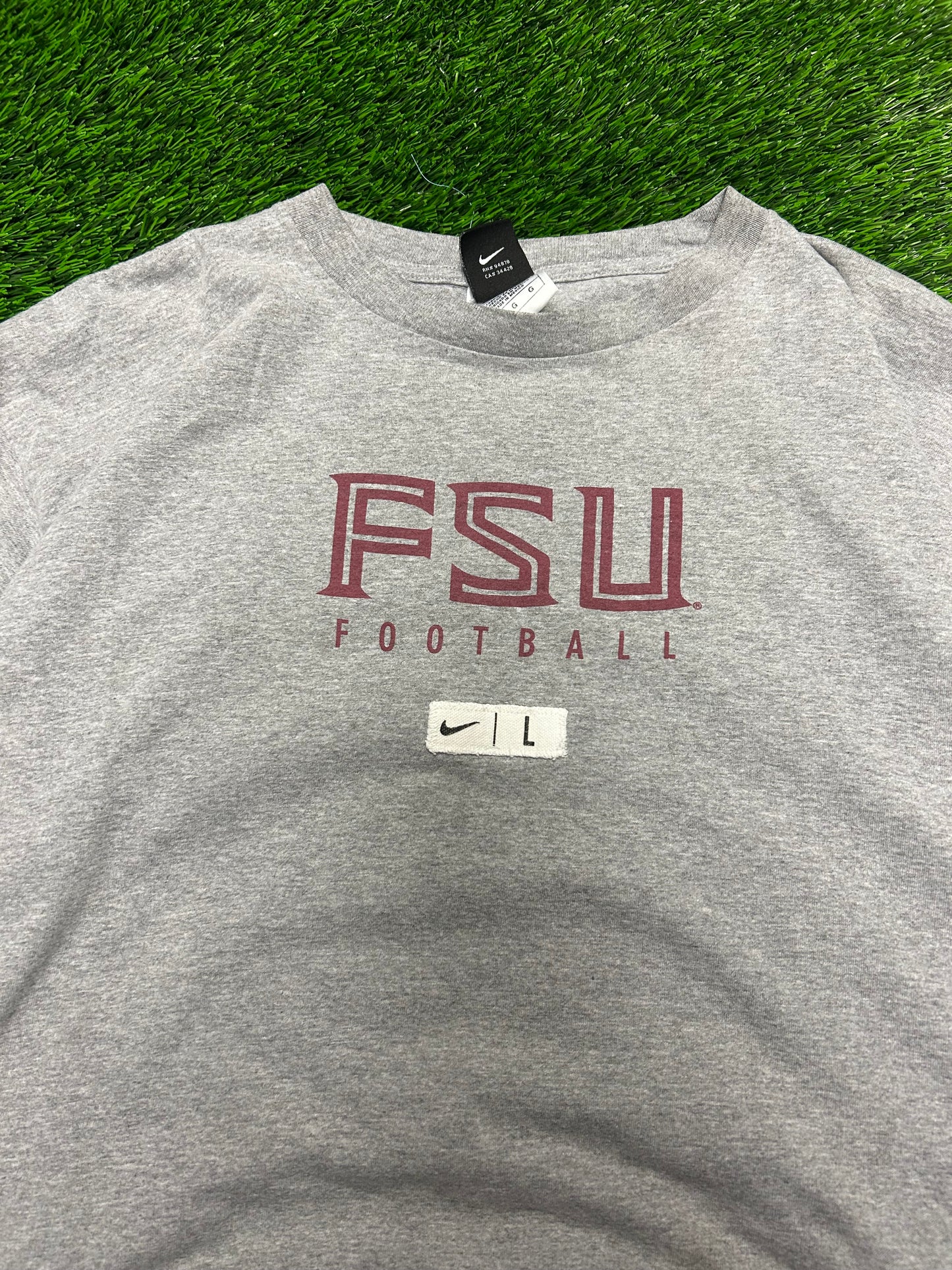 00s Florida State University (FSU) Vintage Nike Center Swoosh Tee (L)