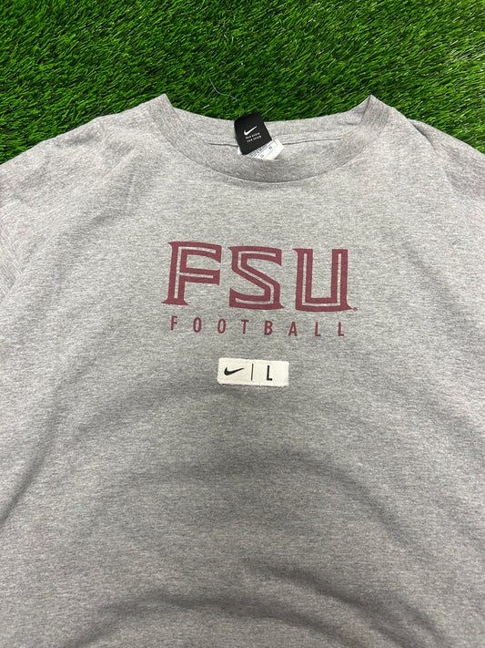 00s Florida State University (FSU) Vintage Nike Center Swoosh Tee (L)