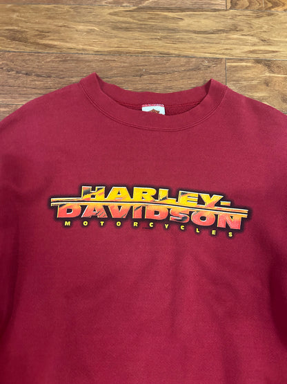 2003 Harley Davidson Maroon Virginia Crewneck (XL)