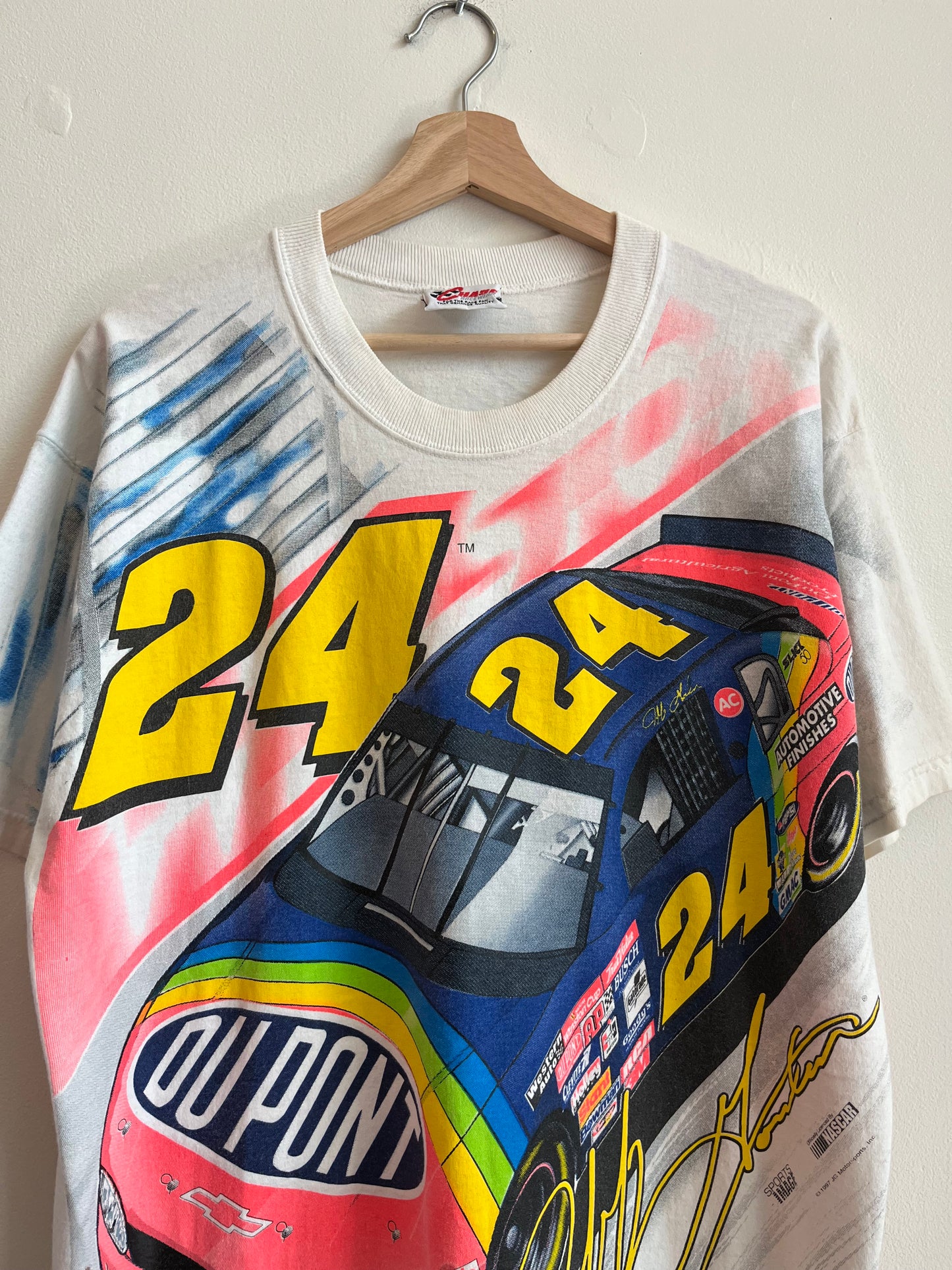 1997 Jeff Gordon NASCAR 23 OU PONT Rainbow AOP (L)