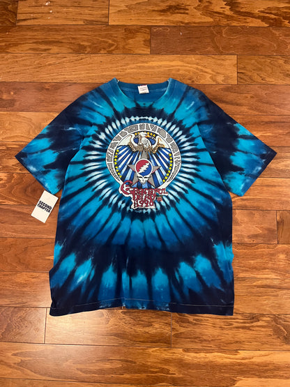 1990 Grateful Dead "25 Years Dead" Tie Dye Music Tee (XL)
