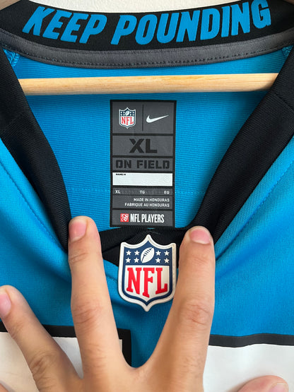 2010s Carolina Panthers Luke Kuechly Blue Nike Jersey (XL)