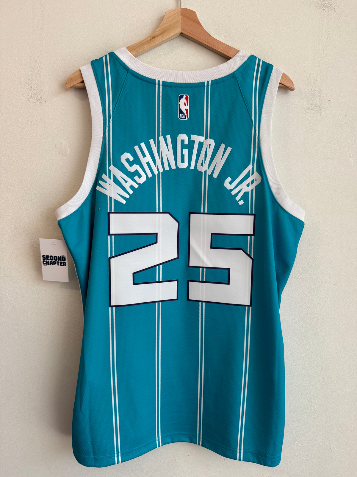 2020 Charlotte Hornets PJ Washington Jr. Jordan Teal Swingman Jersey (L)