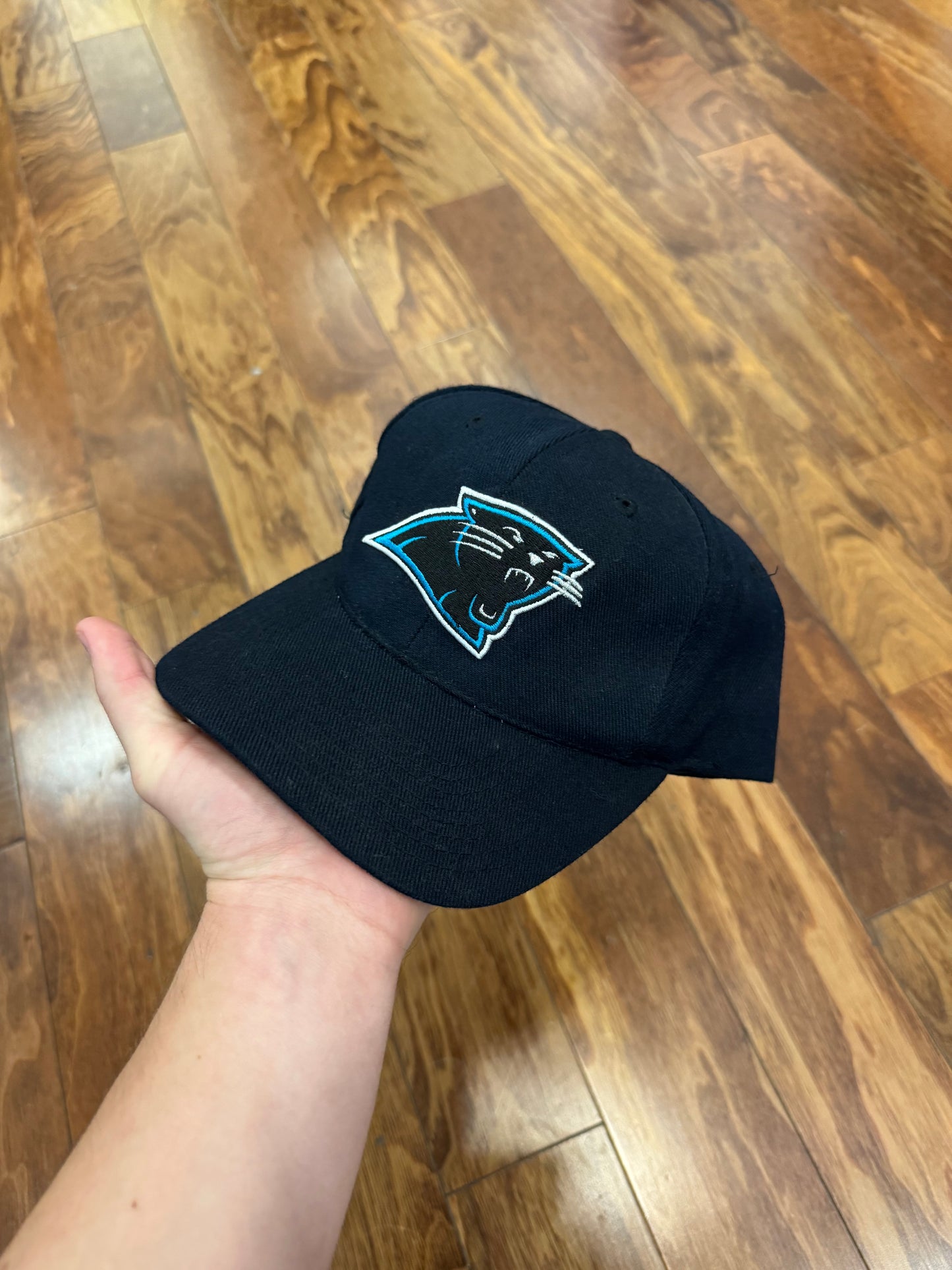 00s Carolina Panthers Black Sports Specialities Essential Hat (OS)