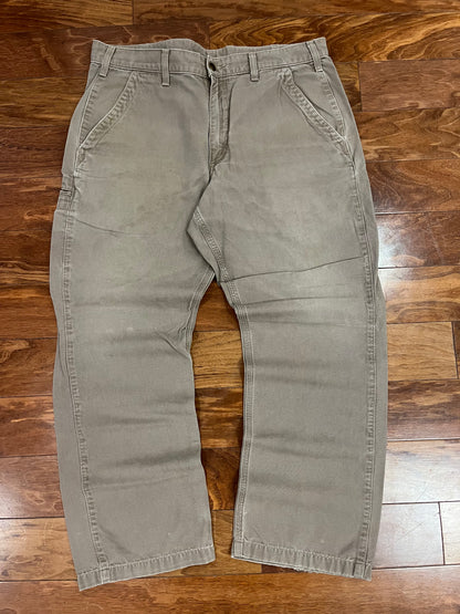 2015 Carhartt Mushroom Colored Workwear Pants (36x29)