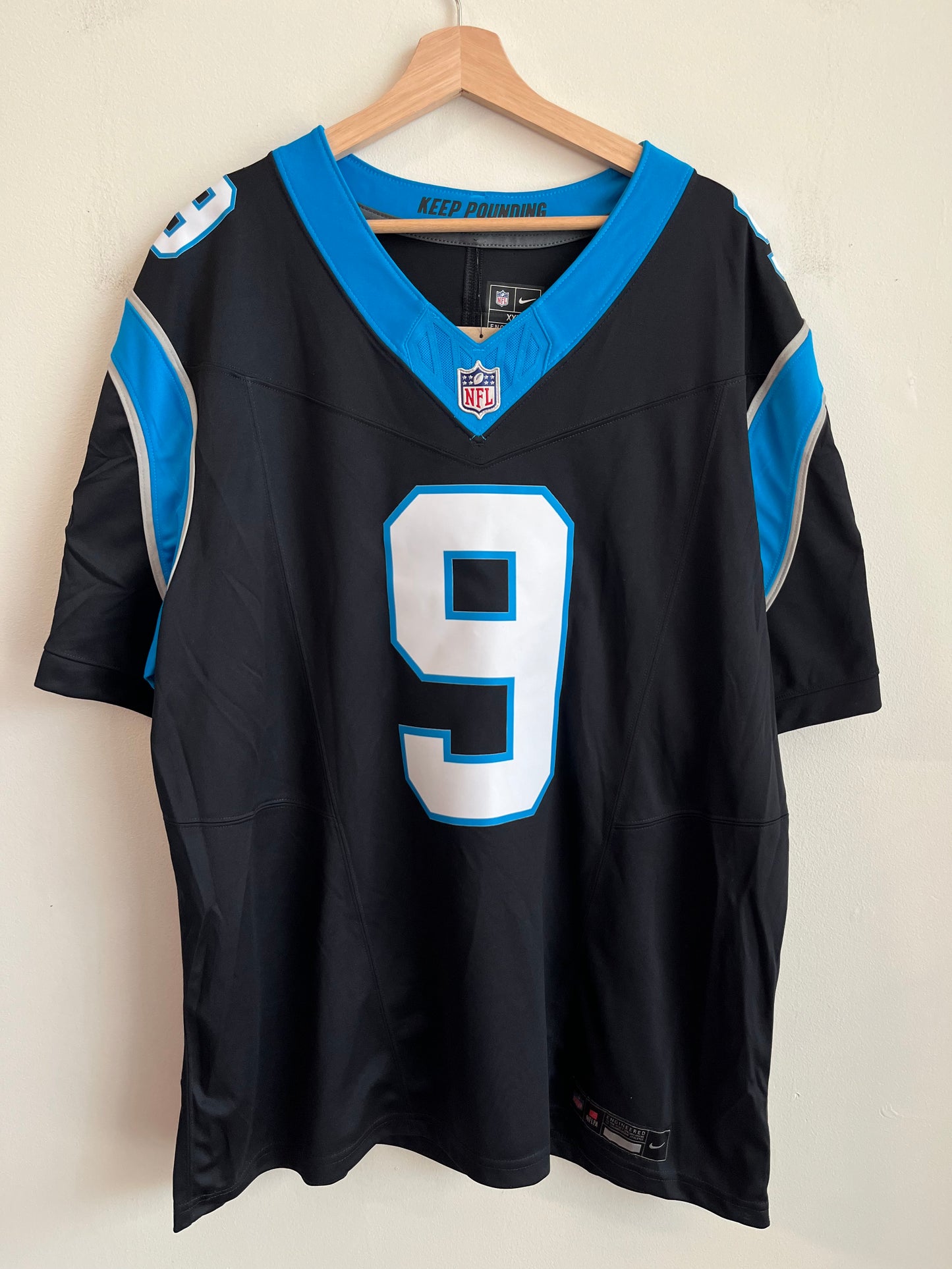 2023 Carolina Panthers Bryce Young Deadstock Nike Jersey (XXL)