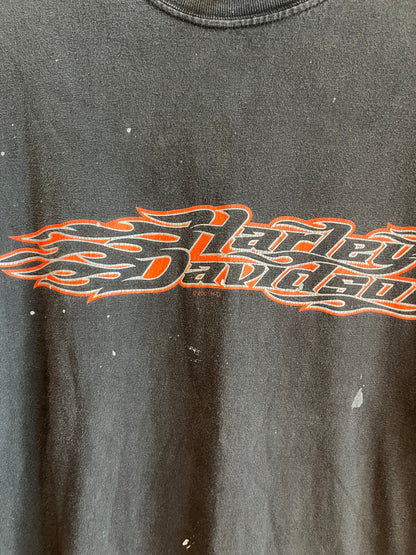 2001 Harley Davidson Paint Splatter Atlantic City Tee (XL)