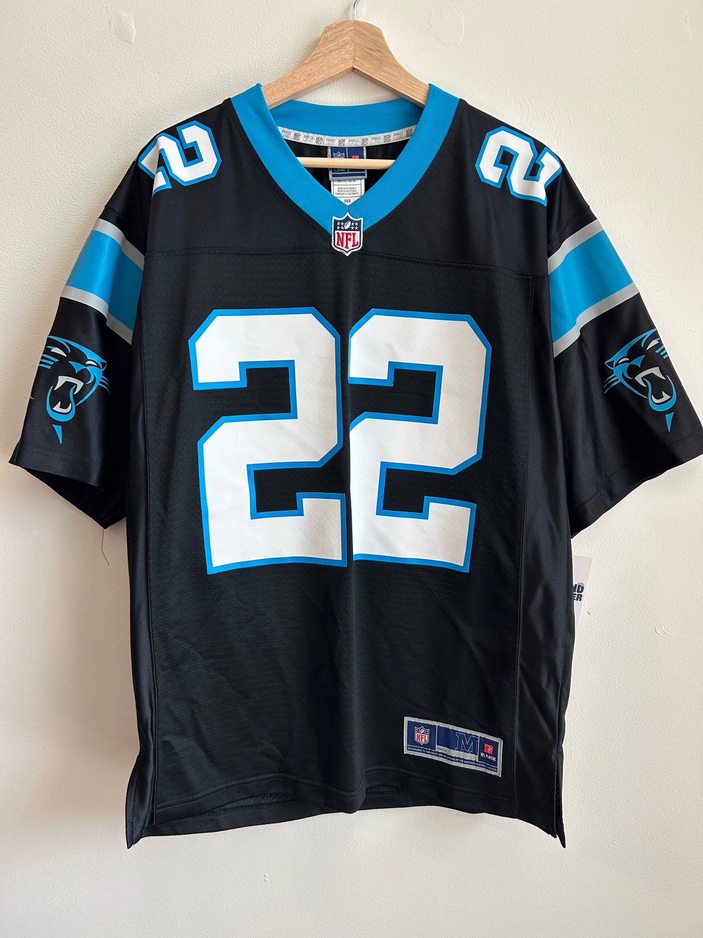 2010s Carolina Panthers Chirstian McCaffery Pro Line Jersey (M)