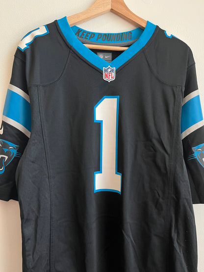 2010s Carolina Panthers Cam Newton Nike Home Jersey (M)