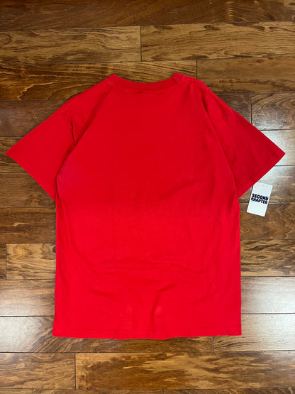 90s Chicago Bulls "Takin' The Fifth" Championship Vintage NBA Tee (L)