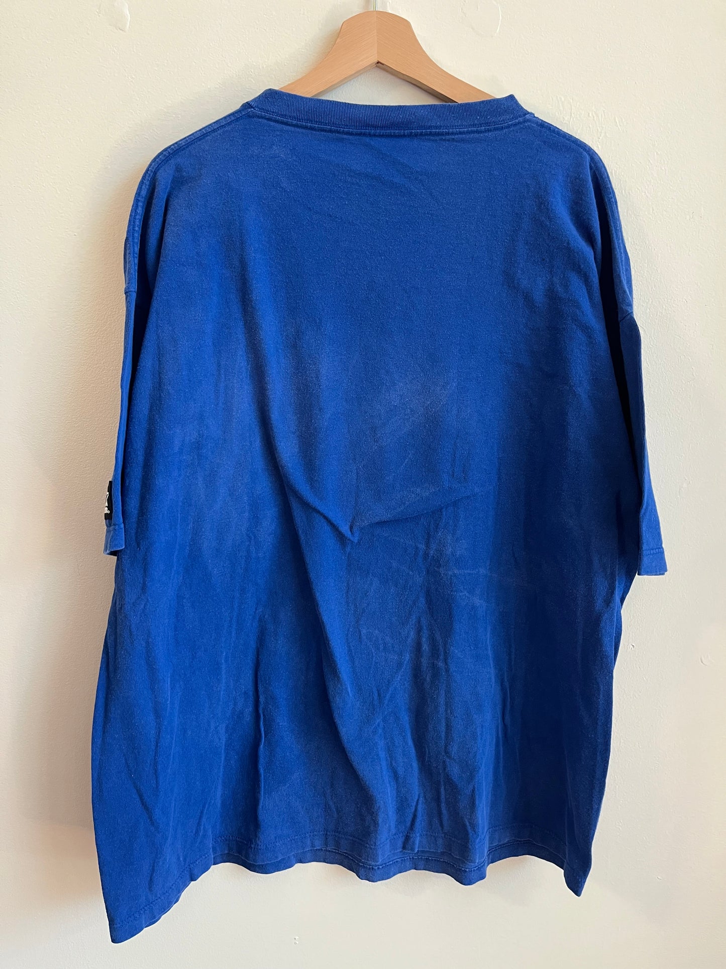 90s New England Patriots Starter Blue Tee (XL)