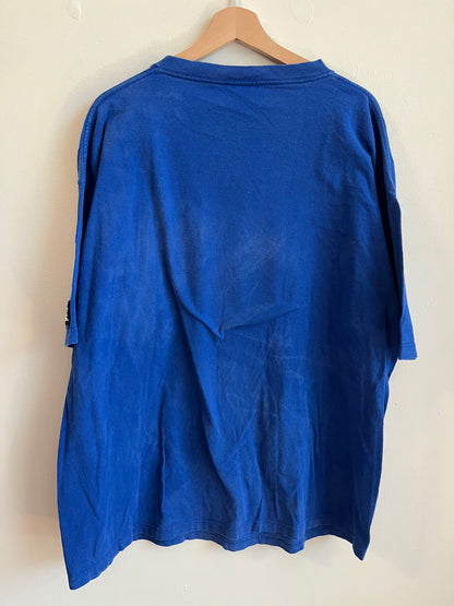 90s New England Patriots Starter Blue Tee (XL)