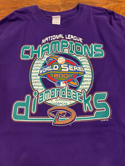 2001 Arizona Diamondbacks Vintage MLB World Series Tee (XXL)