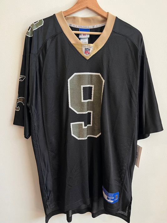 00s New Orleans Saints Drew Brees  #9 Reebok Jersey (L)