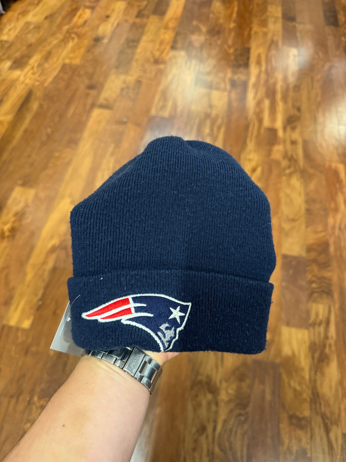 90s New England Patriots Logo Beanie (OS)