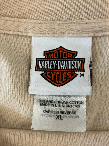 2005 Harley Davidson Cream Los Cabos Mexico Tee (XL)