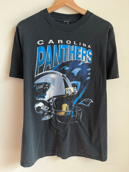 00s Carolina Panthers Helmet Shadow Graphic Tee (M)