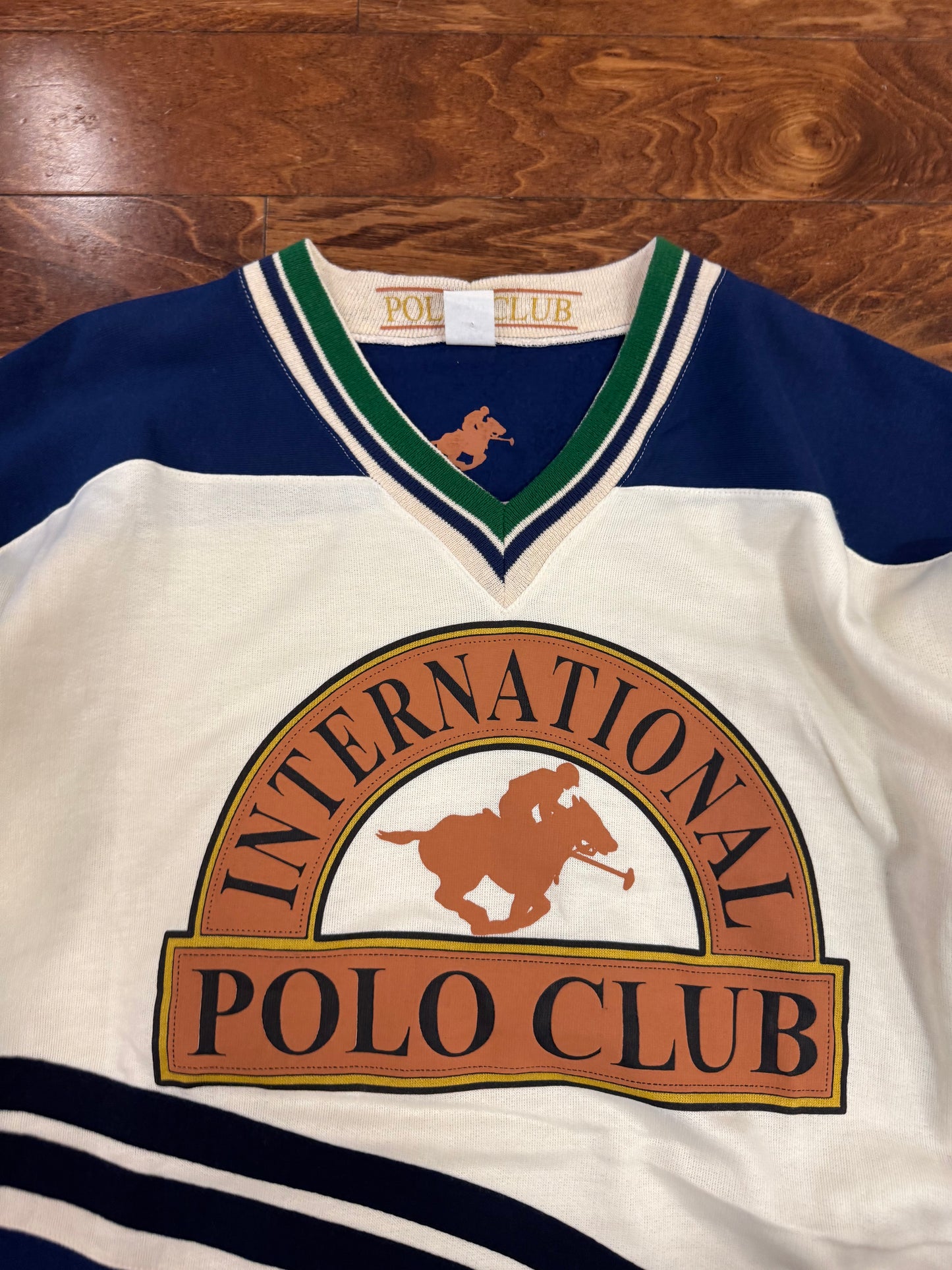 90s International Polo Club Hockey Sweater (XL)