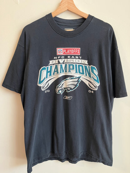 2004 Philadelphia Eagles NFC Champions Tee (L)