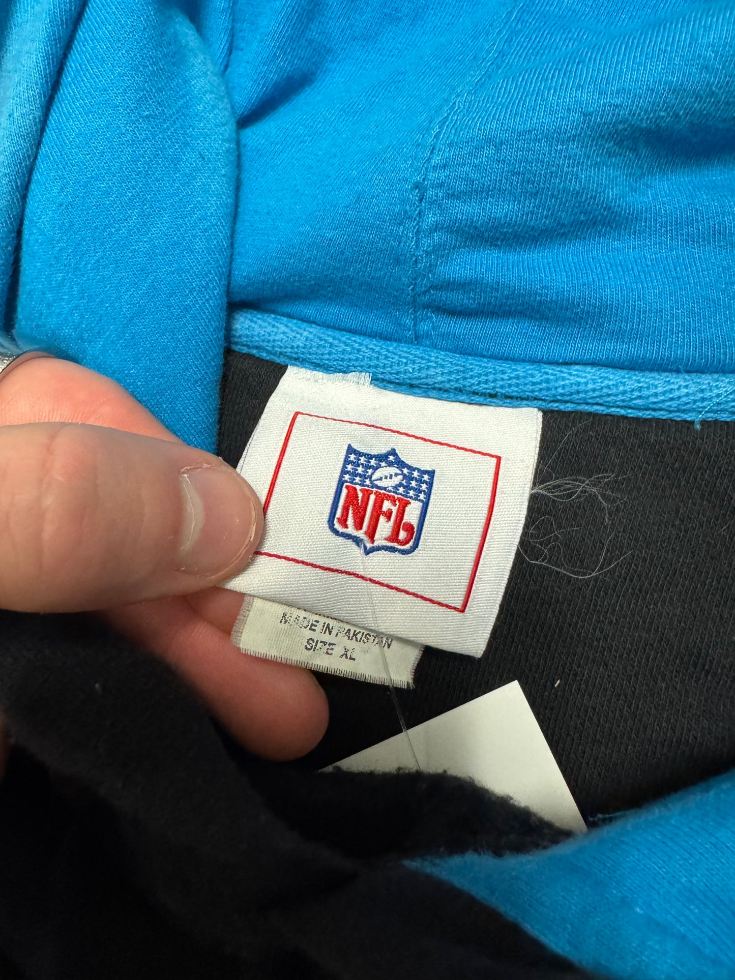 2006 Carolina Panthers Cat Scratch Hoodie (XL)