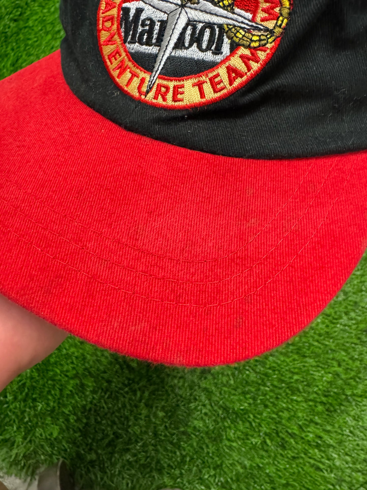 90s Marlboro Cigarettes Promo Adventures Vintage Snapback Hat (OS)
