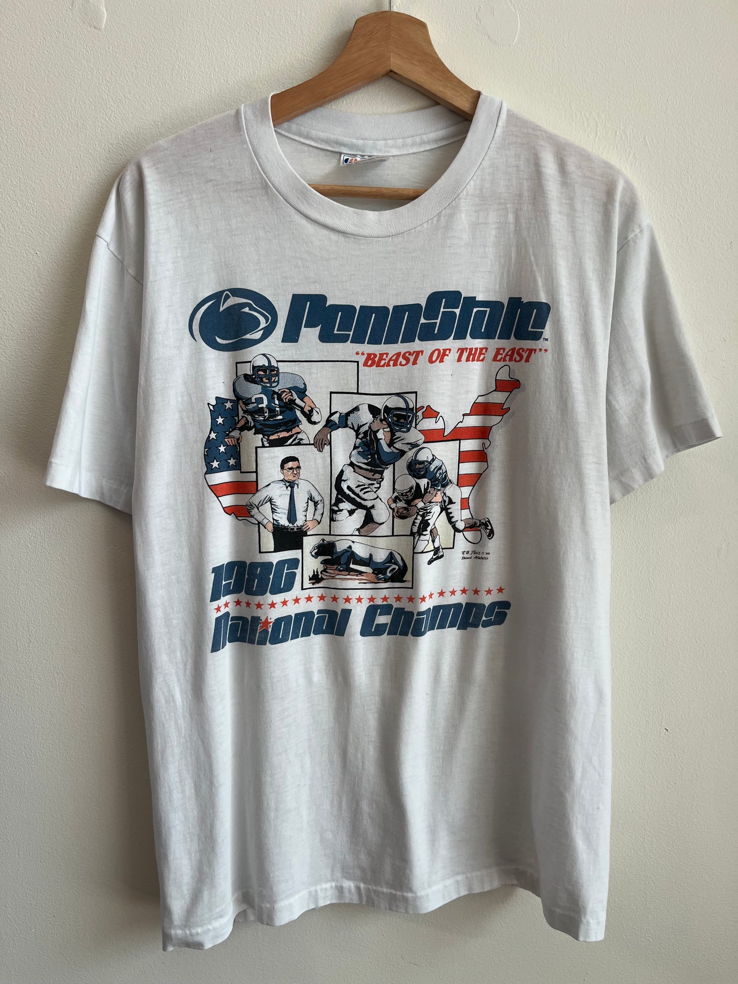 1986 Penn State "Beast Of The East" Tee (XL)