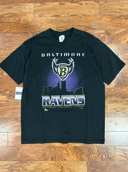 1996 Baltimore Ravens Banned Logo Tee (XL)