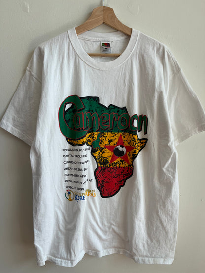 2002 Cameroon Vintage World Cup Tee (XL)