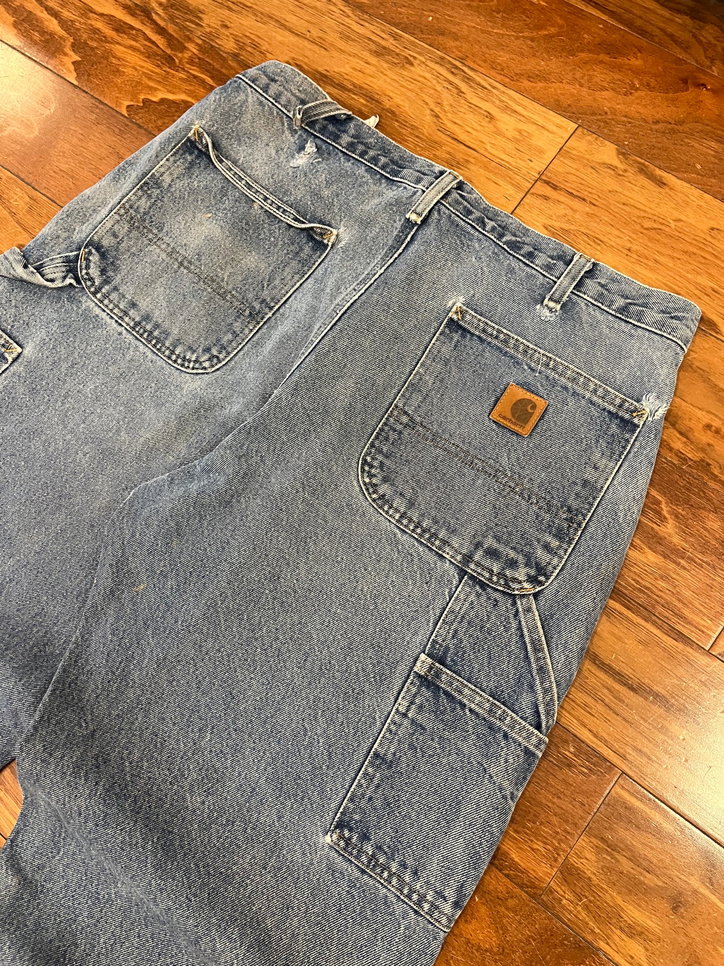 2016 Carhartt Paint Splatter Carpenter Jeans (36 x 32)