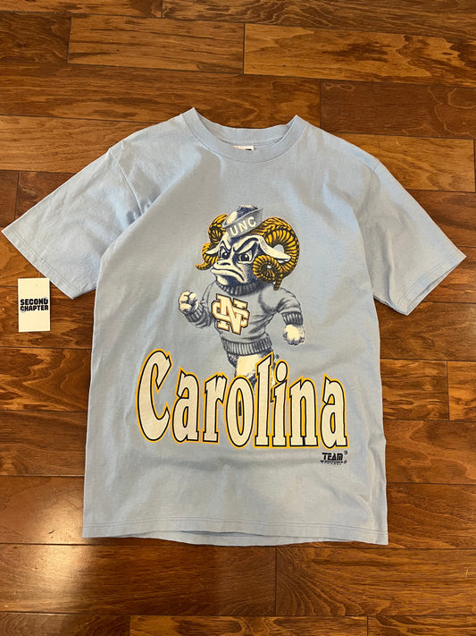 90s UNC Vintage Big Mascot Team Edition Tee (M)
