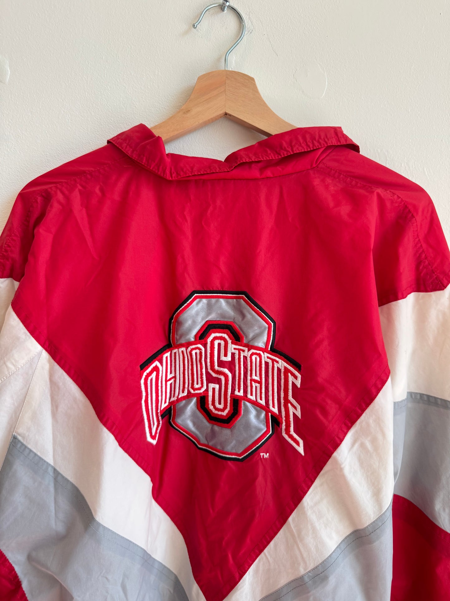 90s Ohio State (OSU) Vintage Reebok Windbreaker (XL)