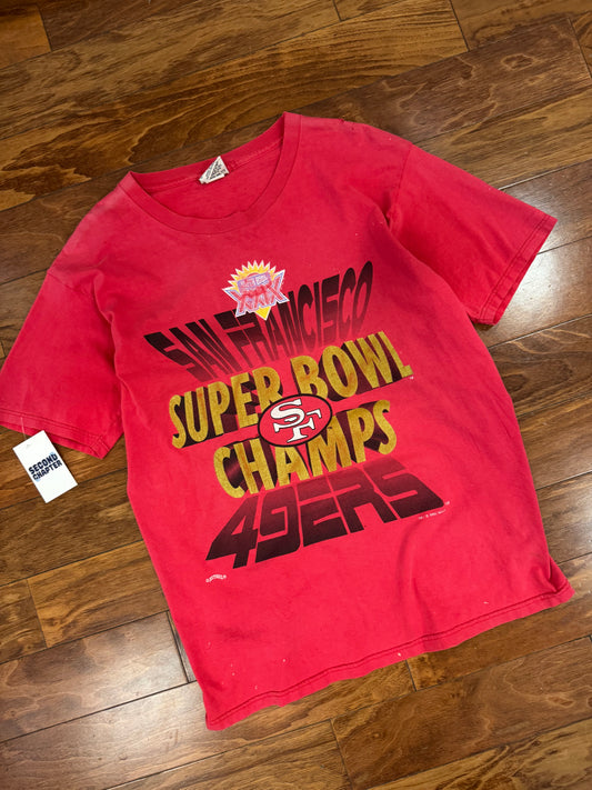 1995 San Francisco 49ers Big Spell Out Vintage Tee (XL)